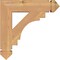 Ekena Millwork Merced Arts & Crafts Smooth Bracket, Western Red Cedar, 3 1/2"W x 18"D x 18"H BKT04X18X18MRC03SWR - alternate 3